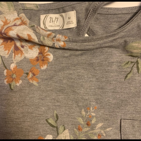 Maurices Floral Gray Dress - Picture 3 of 3
